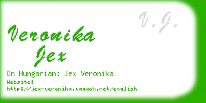 veronika jex business card